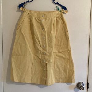 Vintage yellow skirt
